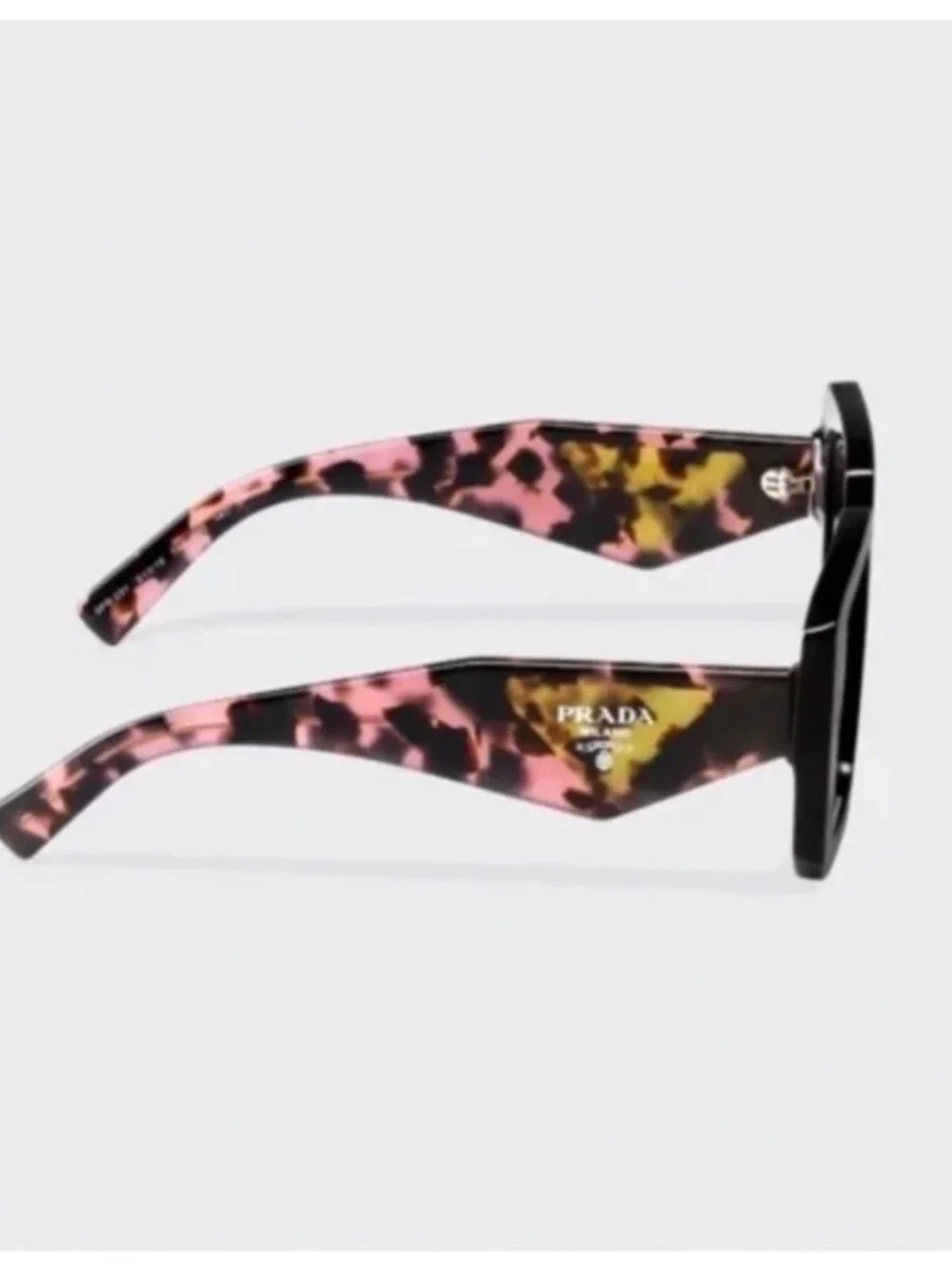 Prada Square Tinted Sunglasses - Black Tortoiseshell